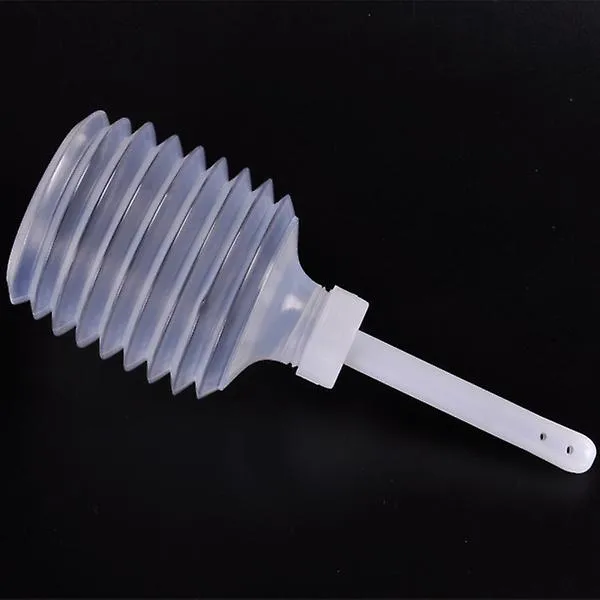 2pcs 180ml Portable Disposable Clear Enema Douche Applicator Bottle Anal Applicator Cleaning Tool