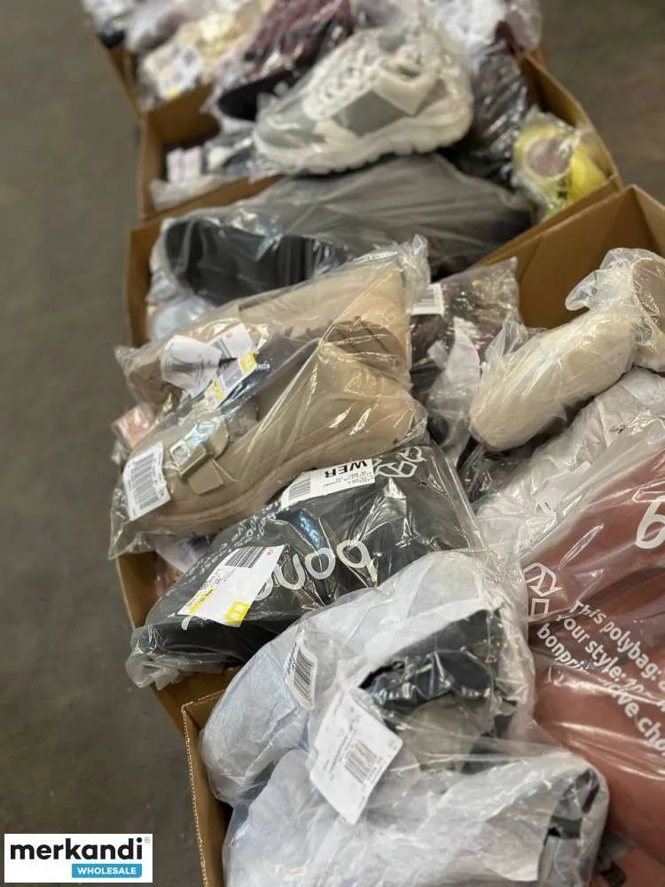 4 € el par en conjunto de zapatos con variedad de modelos y tallas, stock restante, zapatos de mujer, zapatos de hombre, incluid
