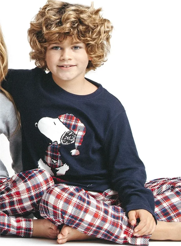 604730 PIJAMA TWEEN NIÑO CUTE SNOOPY