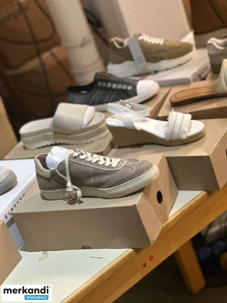 6,50€ por par, mezcla de zapatos de marca europea, mezcla de diferentes modelos y tallas para mujer y hombre, cartón mixto, merc