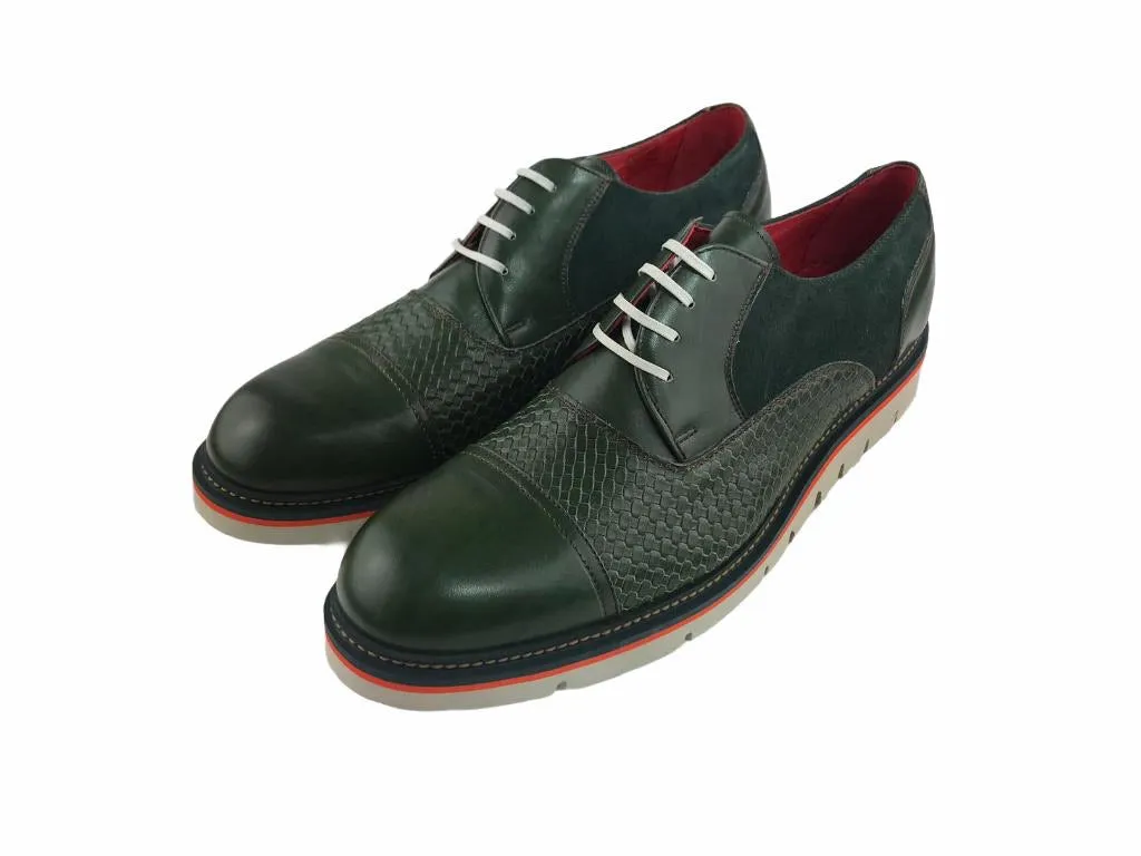 Andrés López | zapatos de cordones hombre BOX 3744 verde