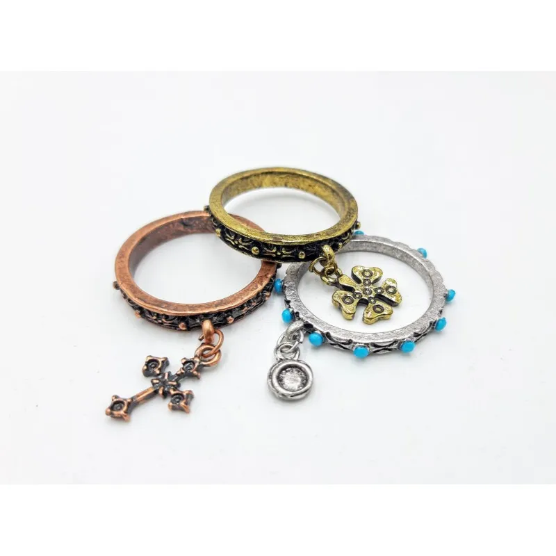 Anillo rodio boho Chic