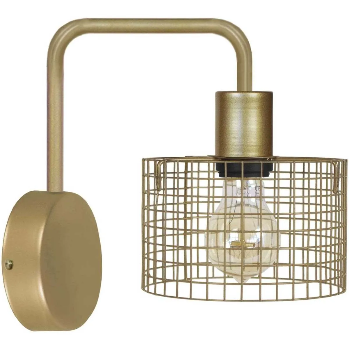 Aplique redondo metal oro
