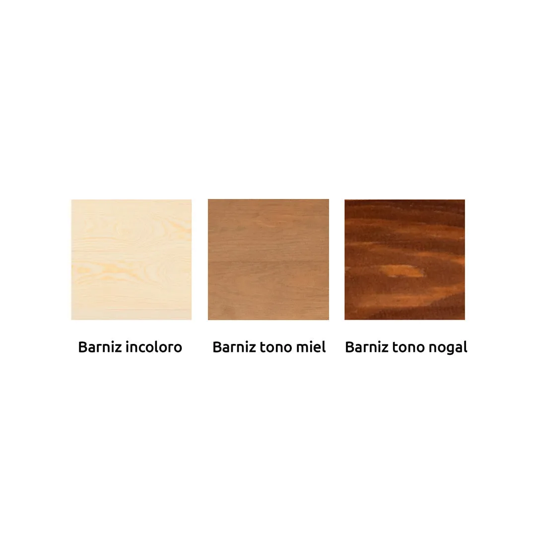 Banco pie de cama madera