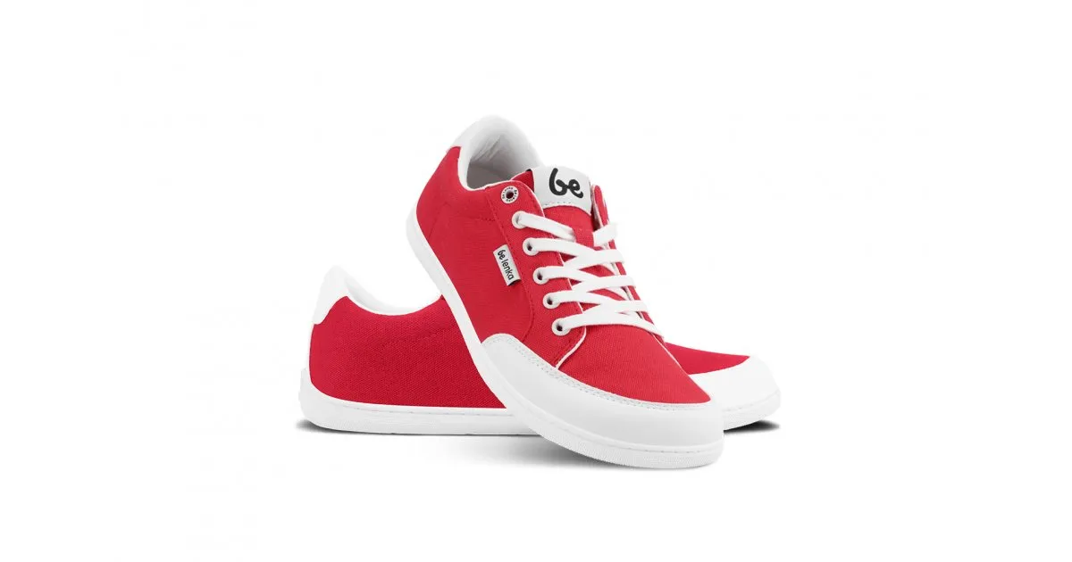 BAREFOOT ZAPATILLAS BE LENKA REBOUND  RED & WHITE