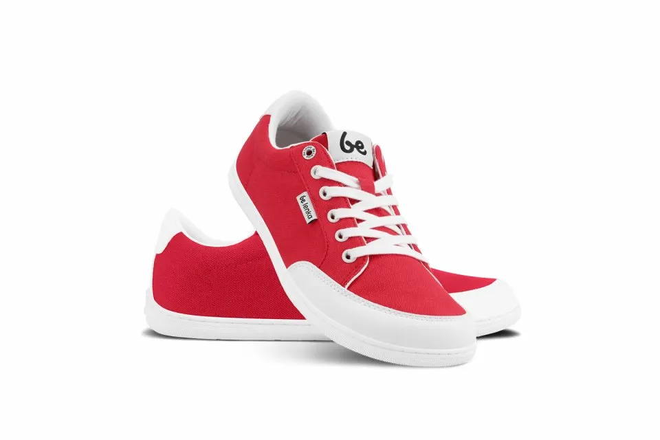 BAREFOOT ZAPATILLAS BE LENKA REBOUND  RED & WHITE
