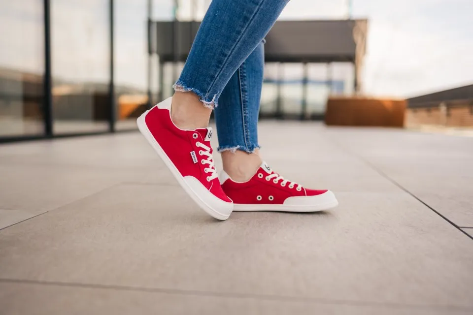 BAREFOOT ZAPATILLAS BE LENKA REBOUND  RED & WHITE
