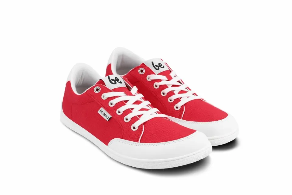 BAREFOOT ZAPATILLAS BE LENKA REBOUND  RED & WHITE
