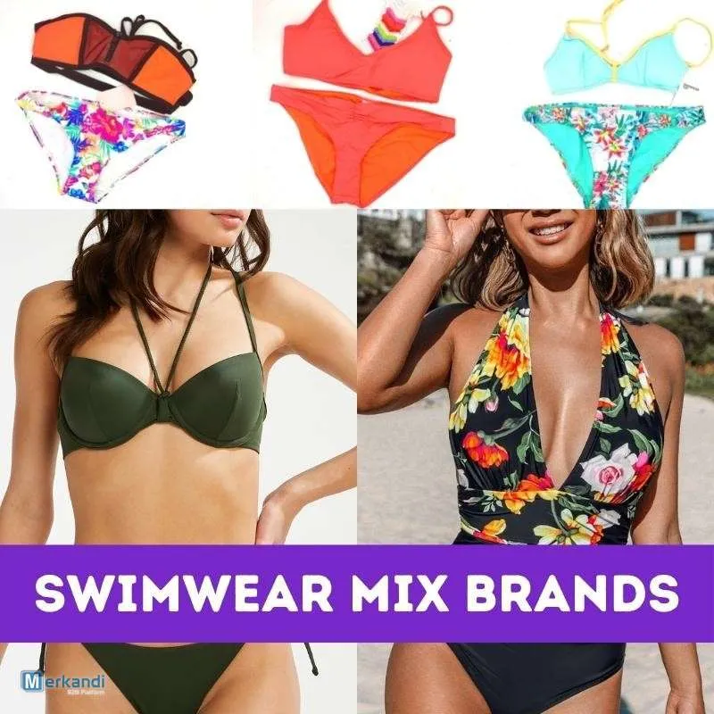 Bañadores y Bikinis de Marca en Lote Surtido al por Mayor para Mujer