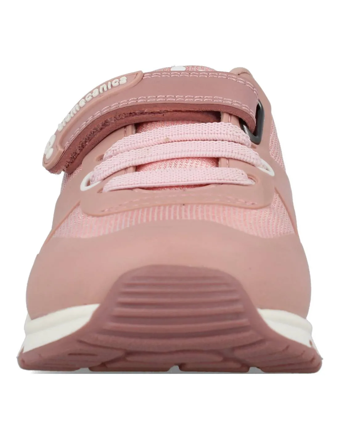 BIOMECANICS  DEPORTIVO PIEL VELCRO METALIZADO ROSA