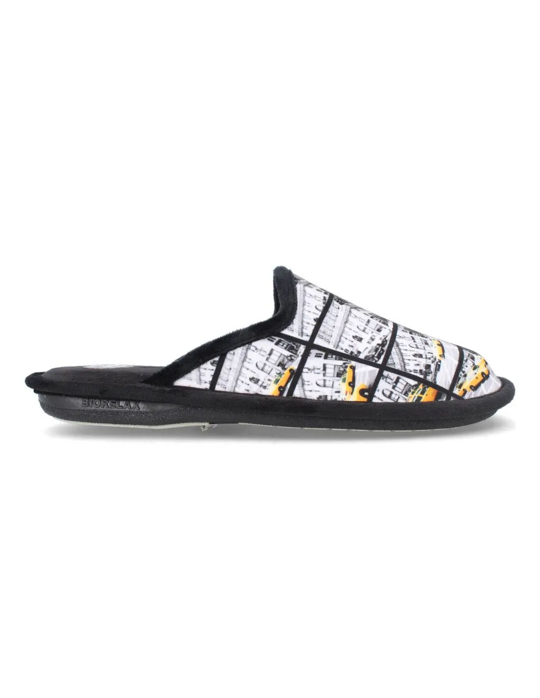 BIORELAX  ZAPATILLAS CASA HOMBRE TAXI NEGRO