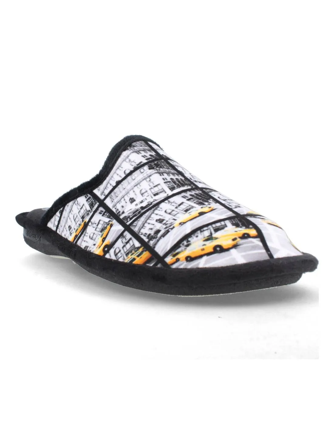 BIORELAX  ZAPATILLAS CASA HOMBRE TAXI NEGRO
