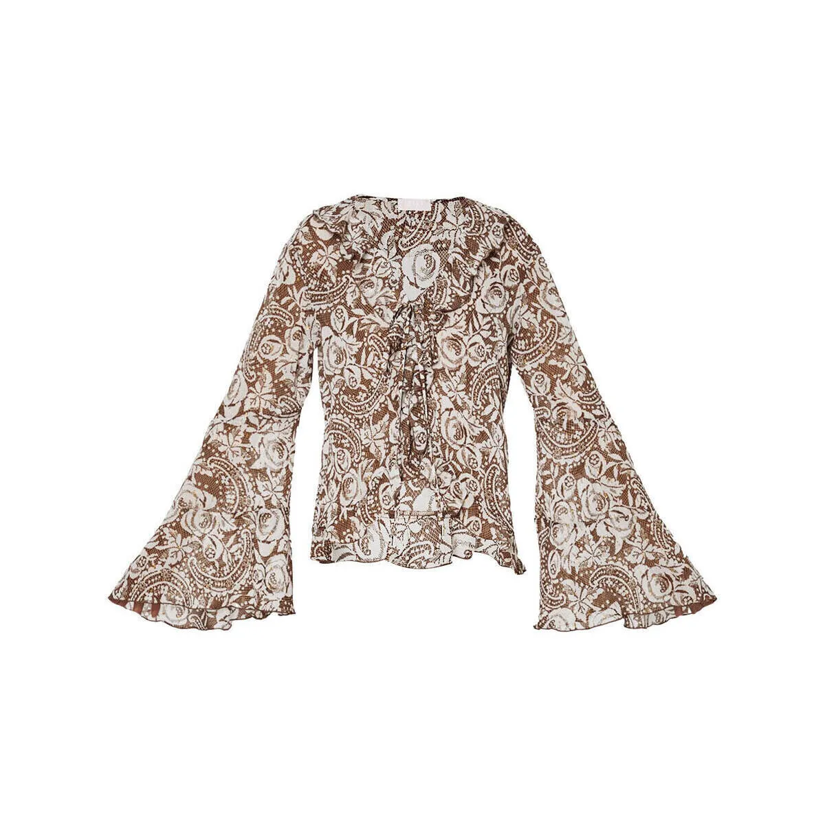 Blusa con encaje