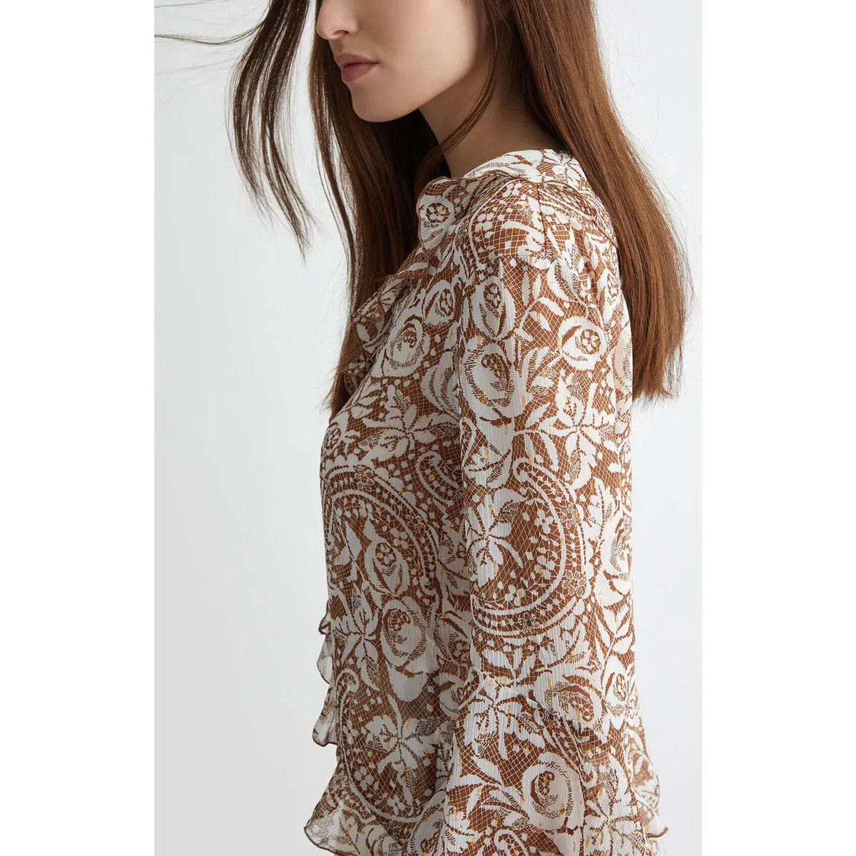 Blusa con encaje