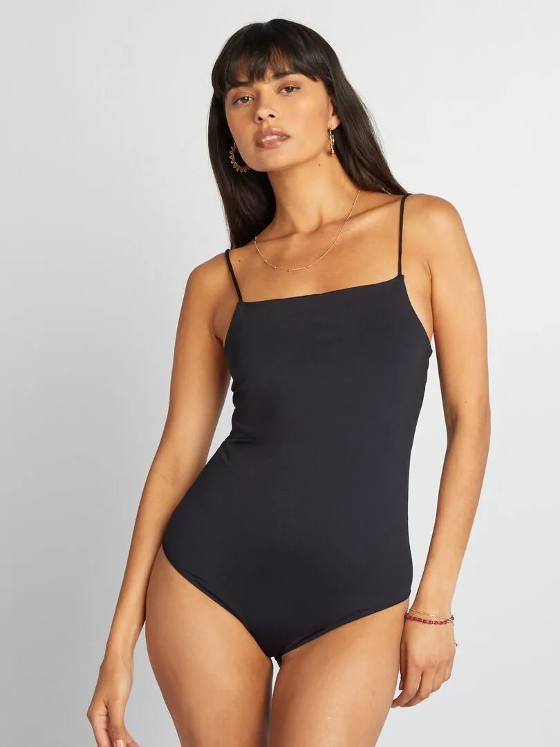 BODY DE TIRANTES FINOS  NEGRO