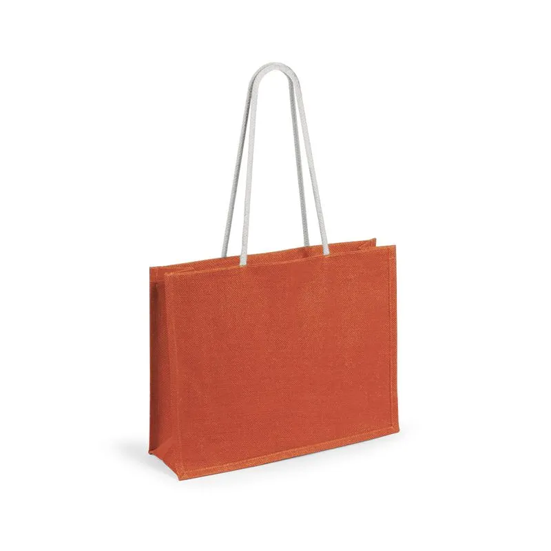 Bolsa de yute publicitaria con asas largas Hintol