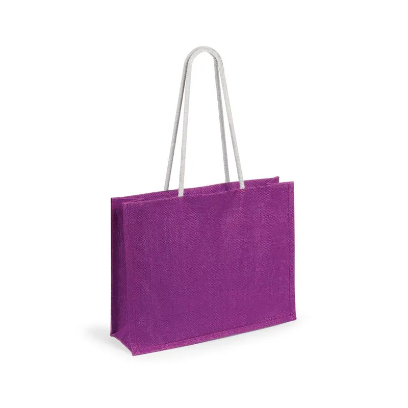 Bolsa de yute publicitaria con asas largas Hintol