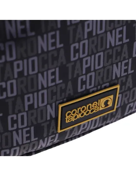 Bolso bandolera para hombre CORONEL TAPIOCCA Aitor de nylon negro con cremallera