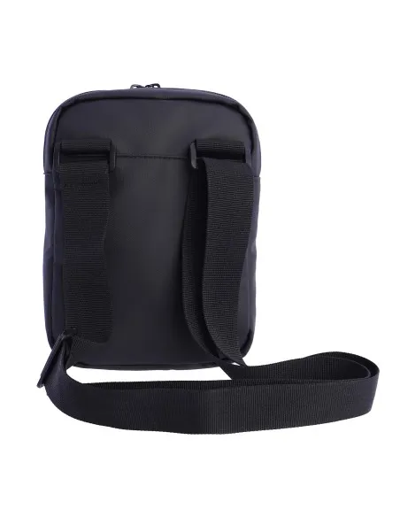 Bolso bandolera para hombre CORONEL TAPIOCCA Enzo de nylon revestido negro con cremallera