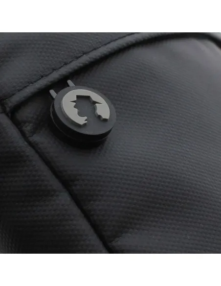 Bolso bandolera para hombre CORONEL TAPIOCCA Enzo de nylon revestido negro con cremallera