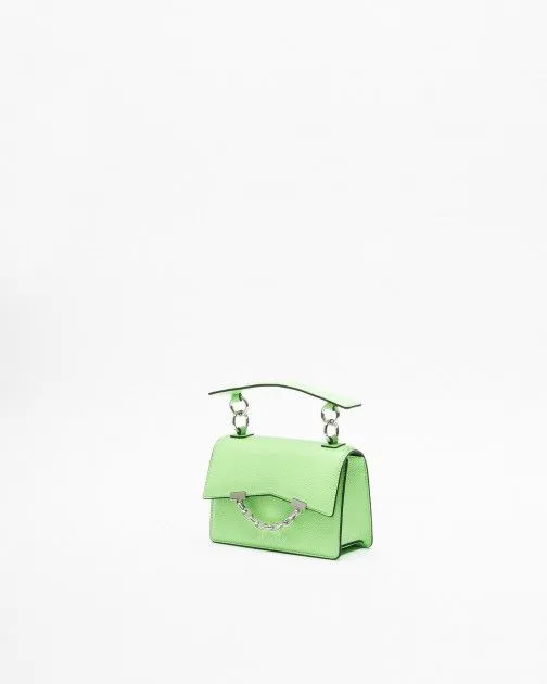 Bolso de hombro Karl Lagerfeld K/Seven Grainy Mini SB Verde
