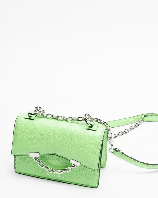 Bolso de hombro Karl Lagerfeld K/Seven Grainy Mini SB Verde