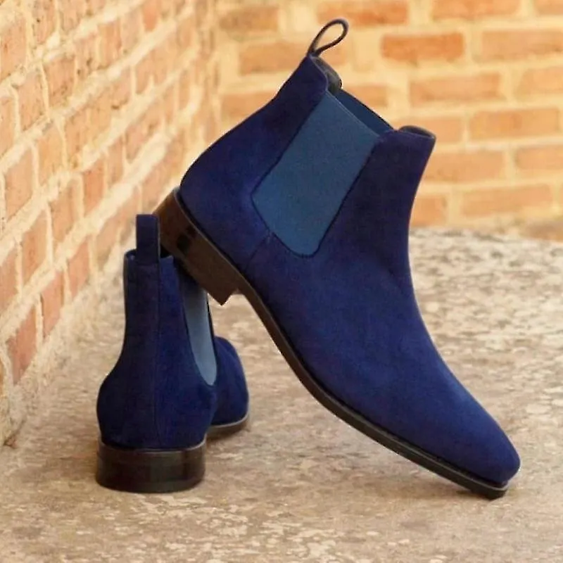 Botas de piel de ante sintética de la nueva moda masculina