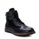 Botines Carmela 067519 negros con detalles en ante