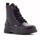 Botines Levi's negras con detalles en rojo