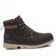 Botines Refresh marrones con detalles en crema
