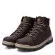 Botines Xti marrones con detalles crema