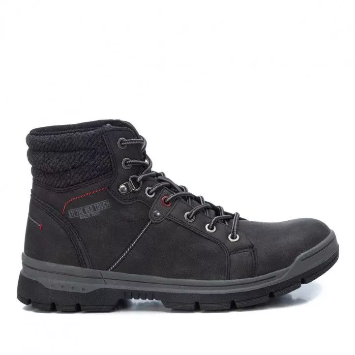 Botines Xti negros con detalles grises