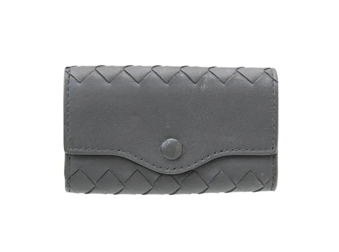 Bottega Veneta Intrecciato Estuche para Llaves Negro 