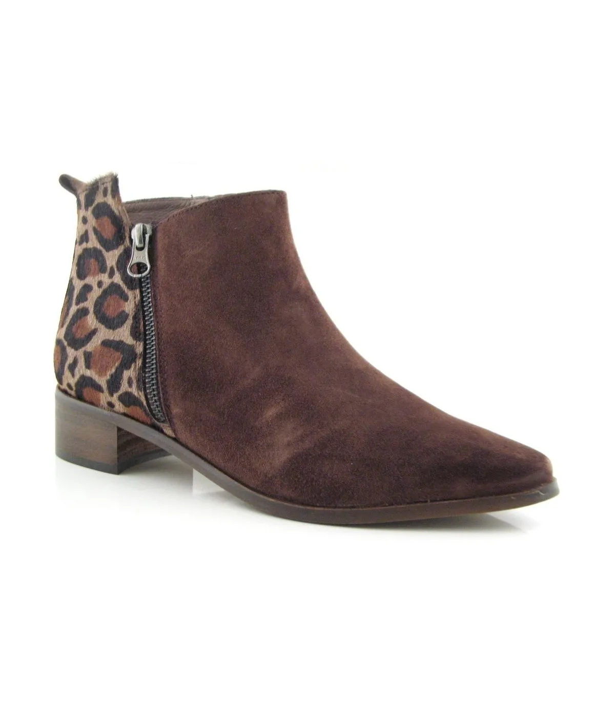 Botín combinado con leopardo