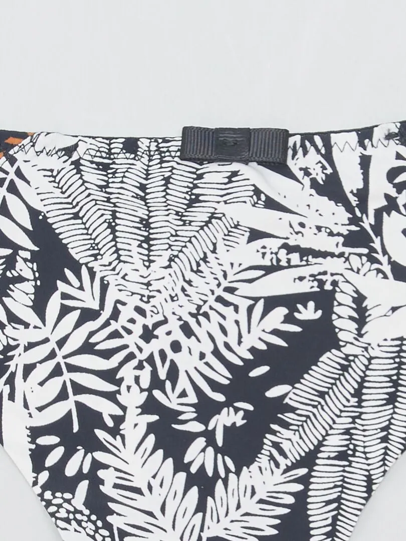 BRAGUITA BRASILEñA ESTAMPADA 'ENVIE DE LINGERIE'  NEGRO
