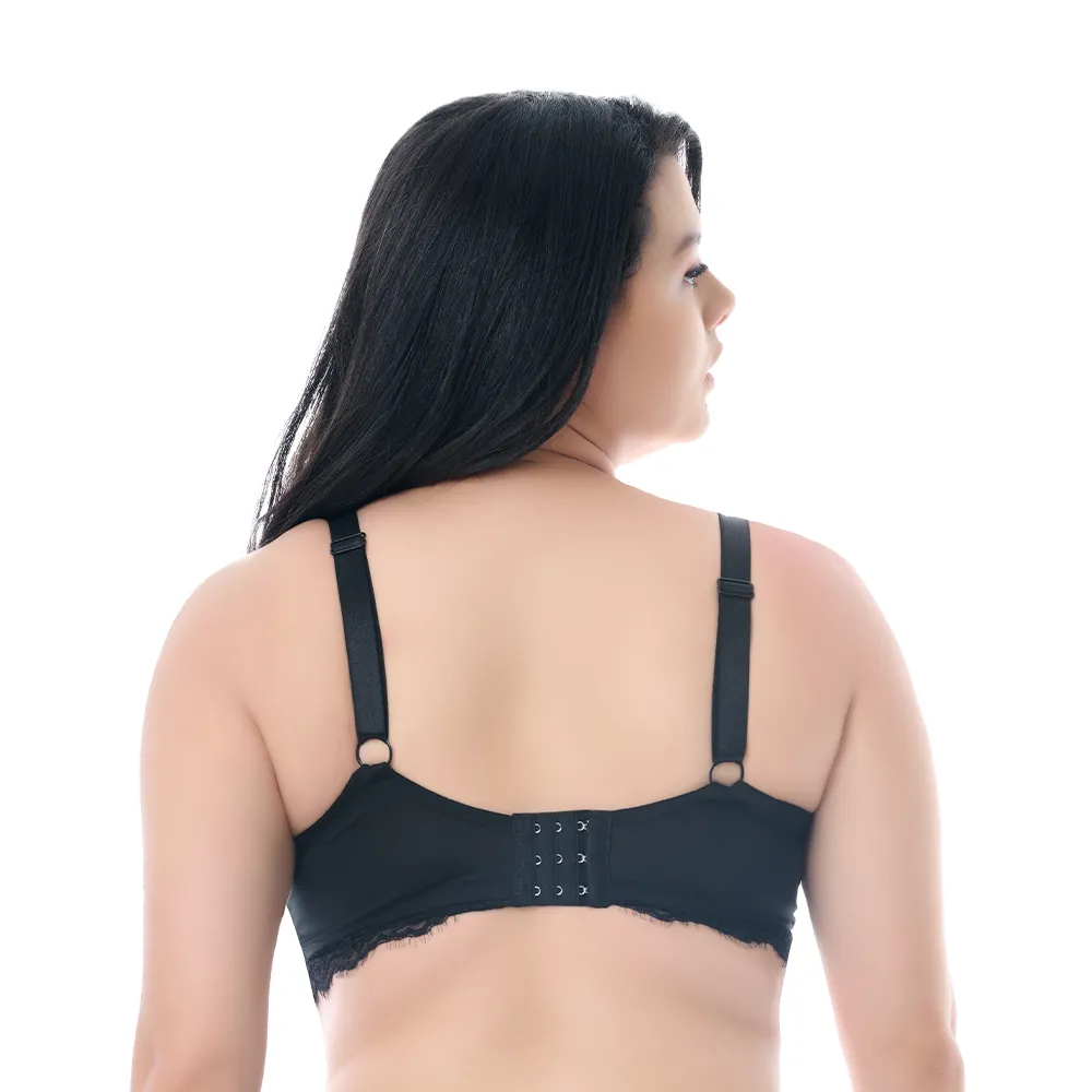 Brasier coordinable  de talla extra con varilla y encaje  24685 Lady Carnival