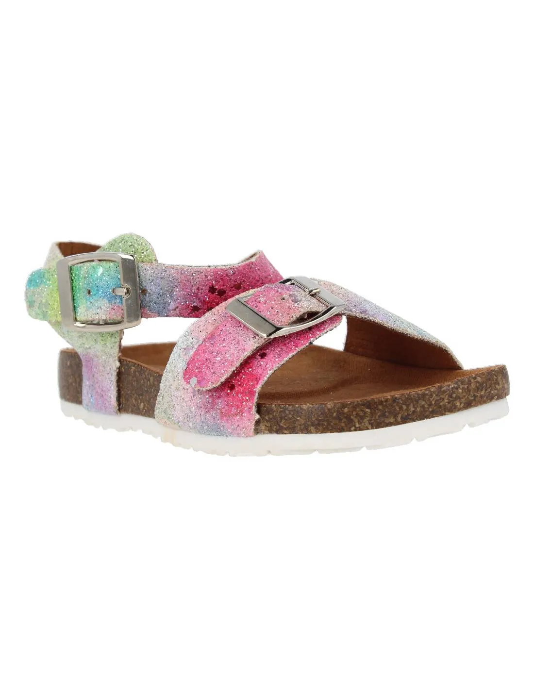 BUBBLE KIDS  SANDALIA BIO GLITTER MULTICOLOR
