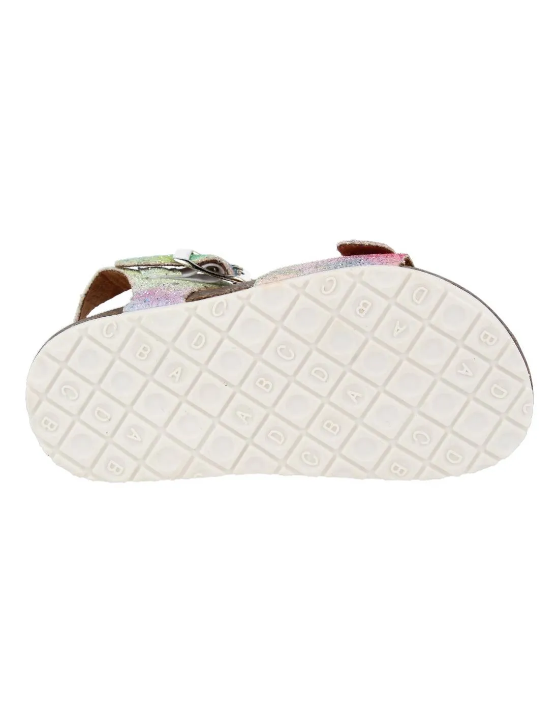 BUBBLE KIDS  SANDALIA BIO GLITTER MULTICOLOR