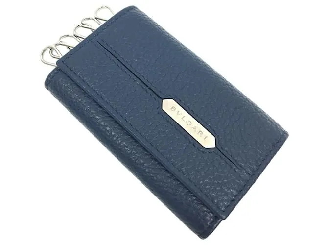 Bulgari Estuche de Llaves Bvlgari Serpenti Scaglieman Azul marino 