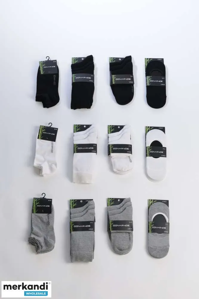 Calcetines de bambú de alta calidad para mujer y hombre / Oferta especial