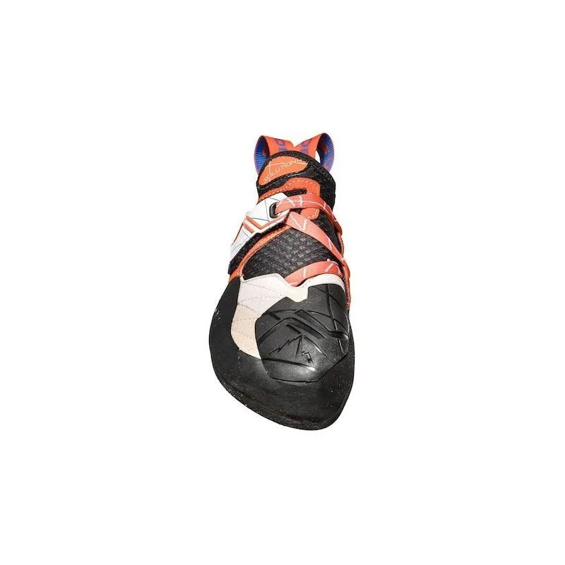 Calcetín de escalada para mujer La Sportiva Solution Woman (White/ Lily Orange)