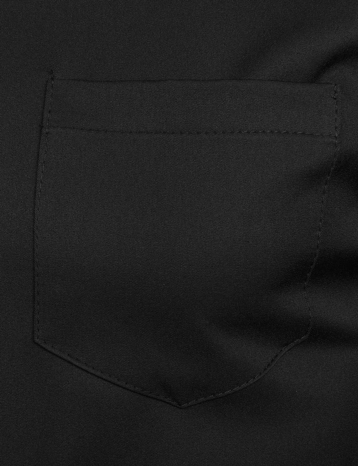 Camisa De Vestir Con Cuello Fino Para Hombre