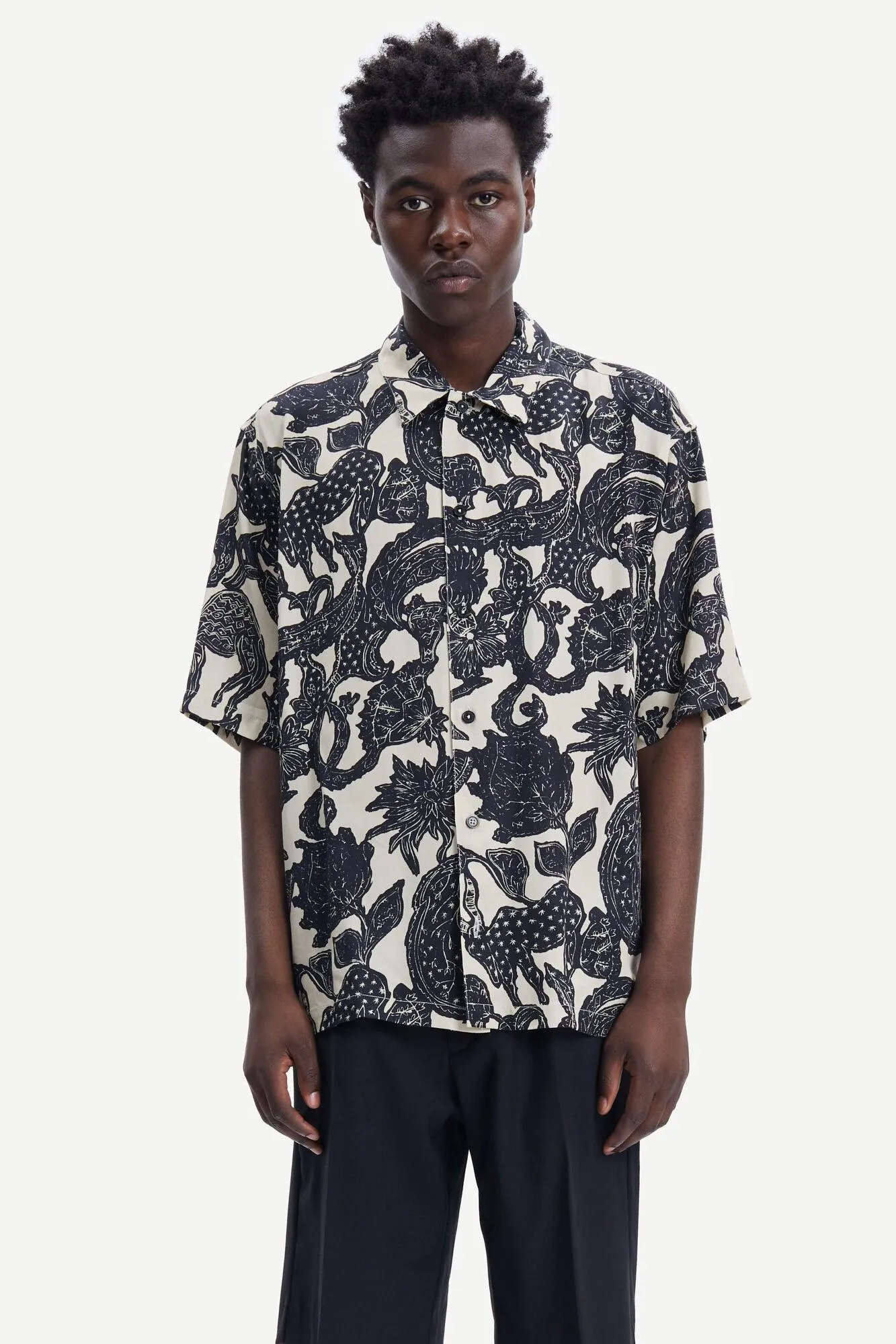 Camisa Samsøe Samsøe AYO X 10527 Cream Figures