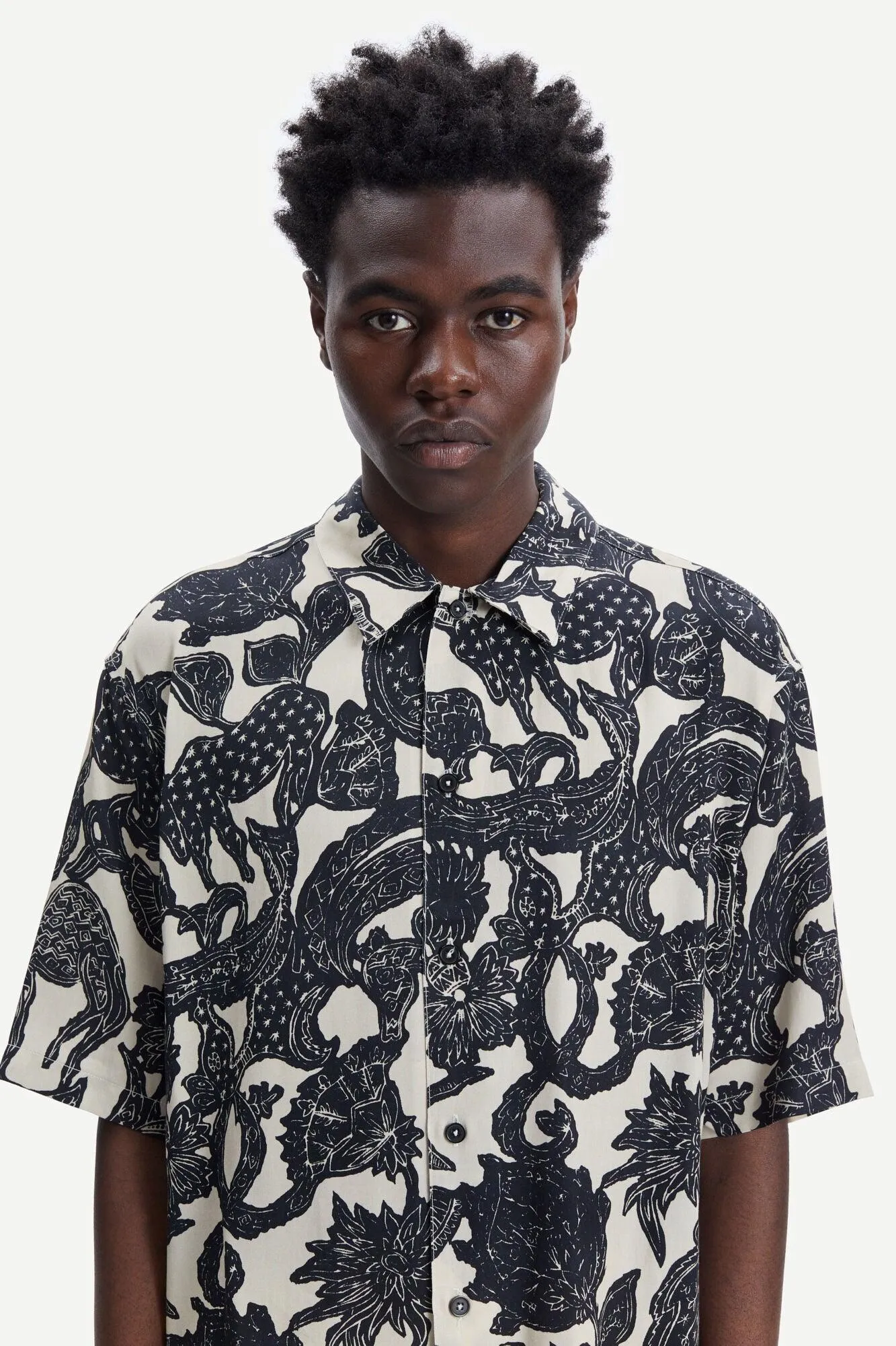 Camisa Samsøe Samsøe AYO X 10527 Cream Figures