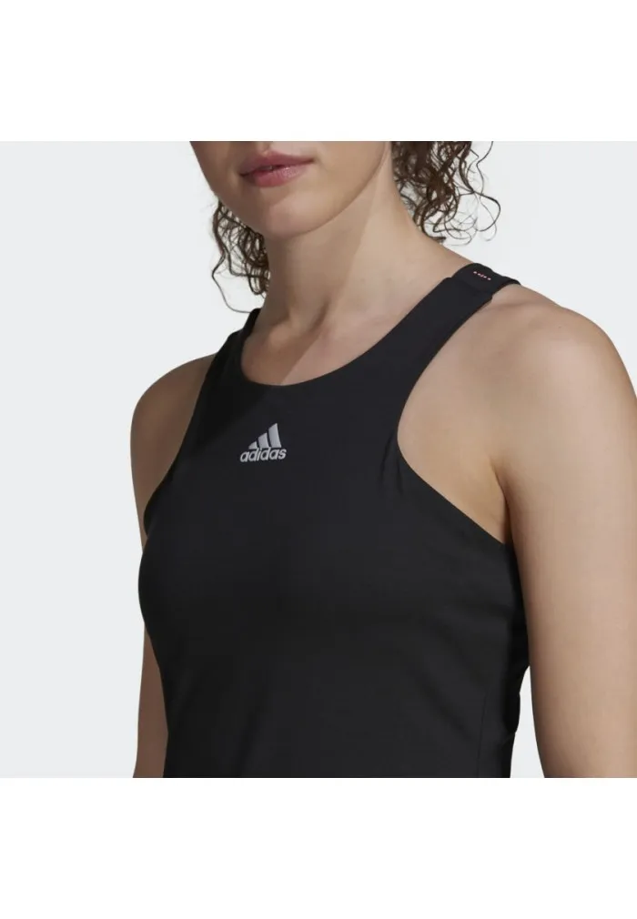 CAMISETA ADIDAS DE TIRANTES TENNIS/PADEL NEGRA