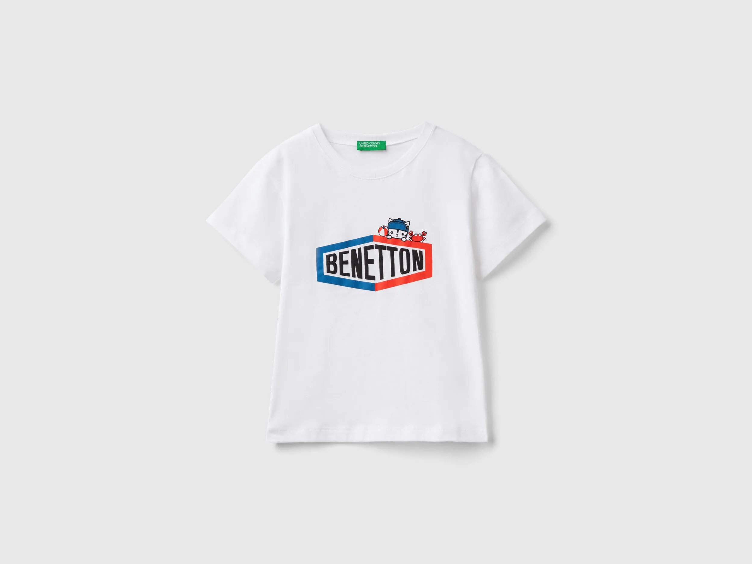 Camiseta de 100 % algodón orgánico con estampado
