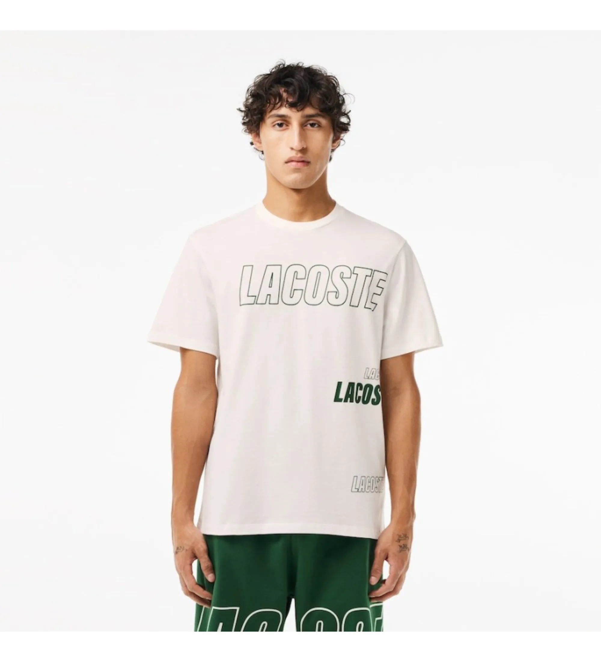Camiseta de casa con detalle de la marca a contraste nude