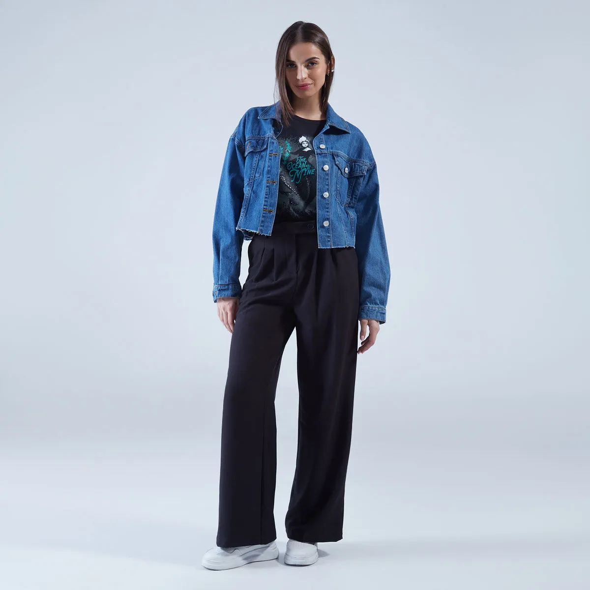 Camiseta Estampada De La Sirenita Para Mujer