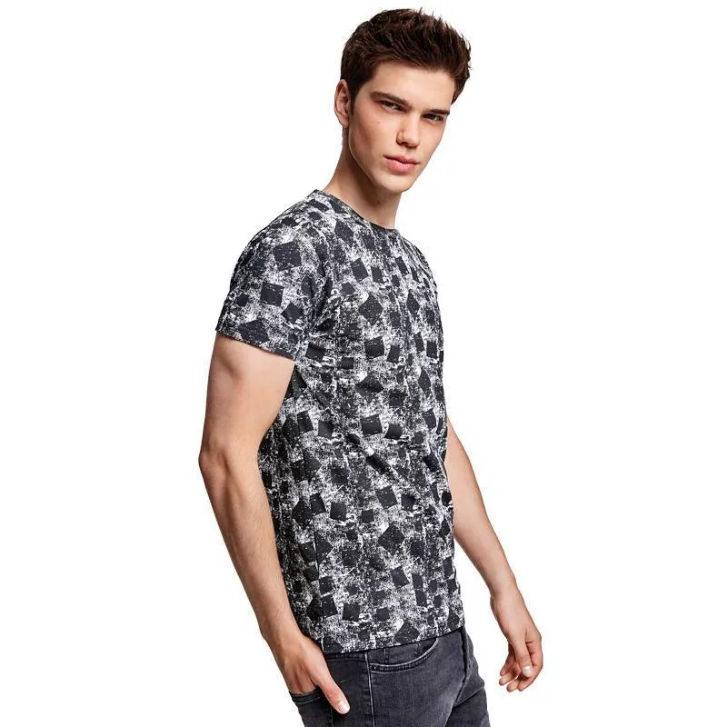 Camiseta manga corta estampada