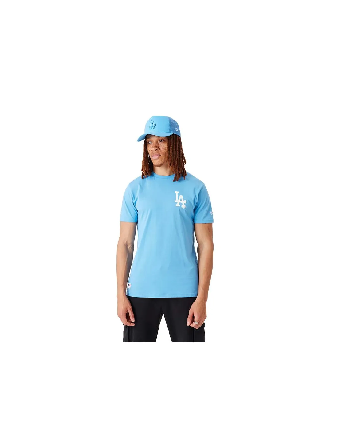 Camiseta New Era League Essentials LA Dodgers Azul Hombre